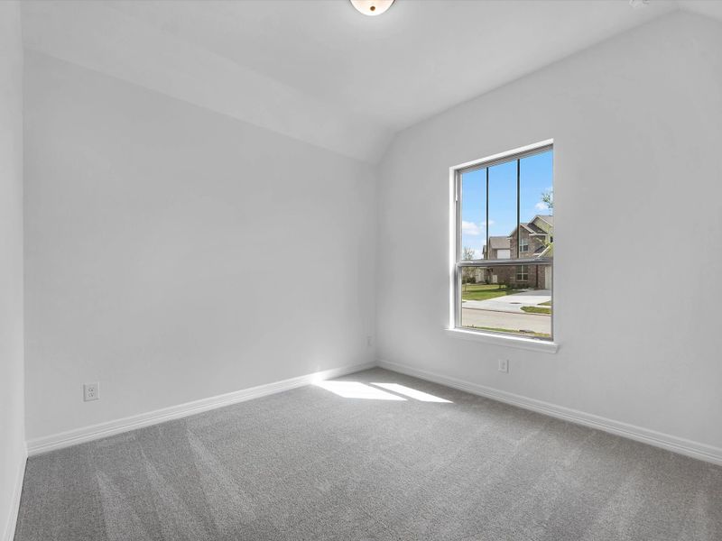 Third bedroom. Sample product photo. Actual exterior and interior selections may vary by homesite. Photo may be virtually staged. Third bedroom. Sample product photo. Actual exterior and interior selections may vary by homesite. Photo may be virtually staged.