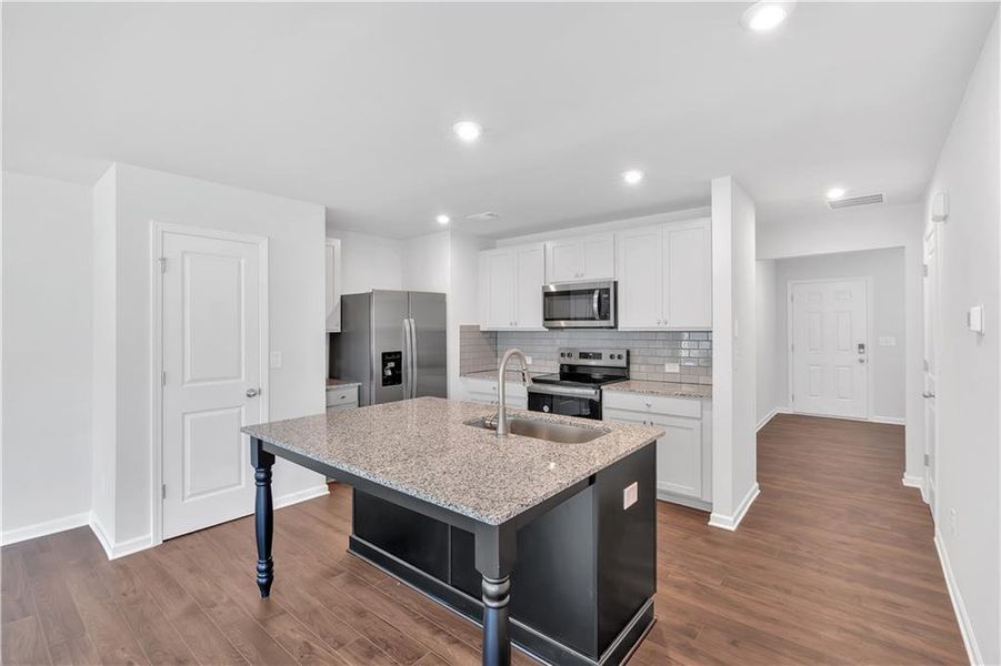 Furnished interior view inside a new home in Village Green, Adairsville (Image 9).