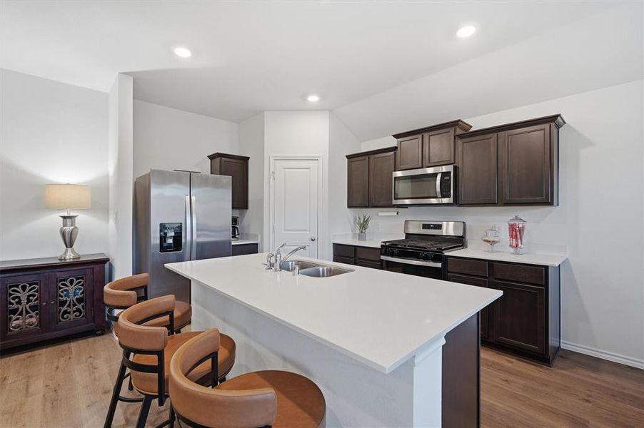 Furnished interior view inside a new home in Three Oaks, Sherman (Image 15).