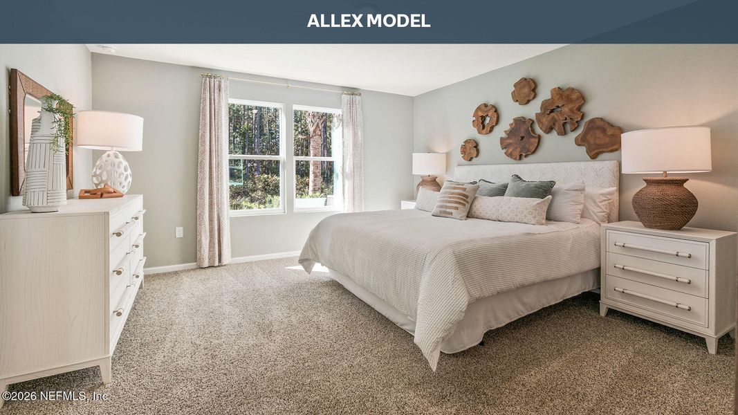 Furnished interior view inside a new home in Copes Landing, Jacksonville (Image 6).