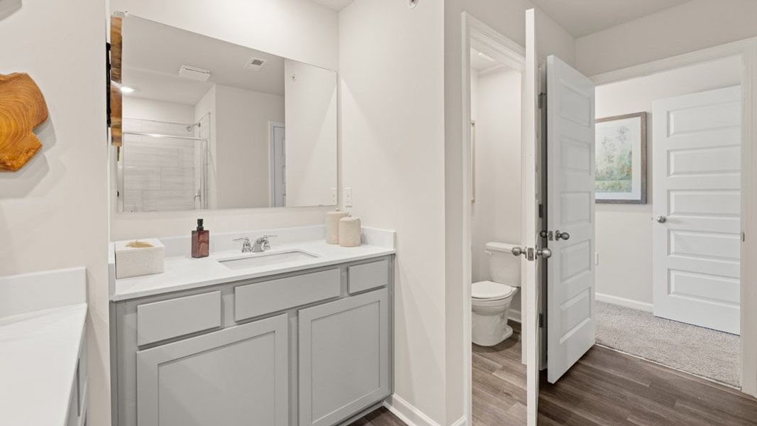 Furnished interior view inside a new home in Echo Glen, Stockbridge (Image 48).