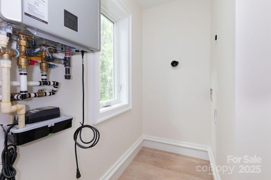 Gas Water Heater and Stackable Washer Dryer Gas Water Heater and Stackable Washer Dryer