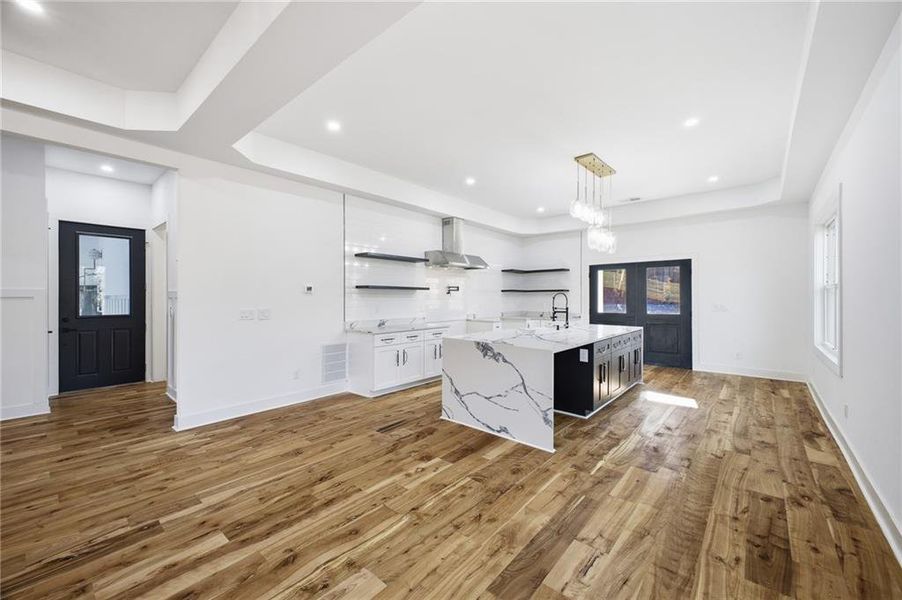 Furnished interior view inside a new home in , Flowery Branch (Image 12).