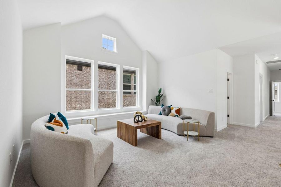 Furnished interior view inside a new home in Walton Ridge, Corinth (Image 14).