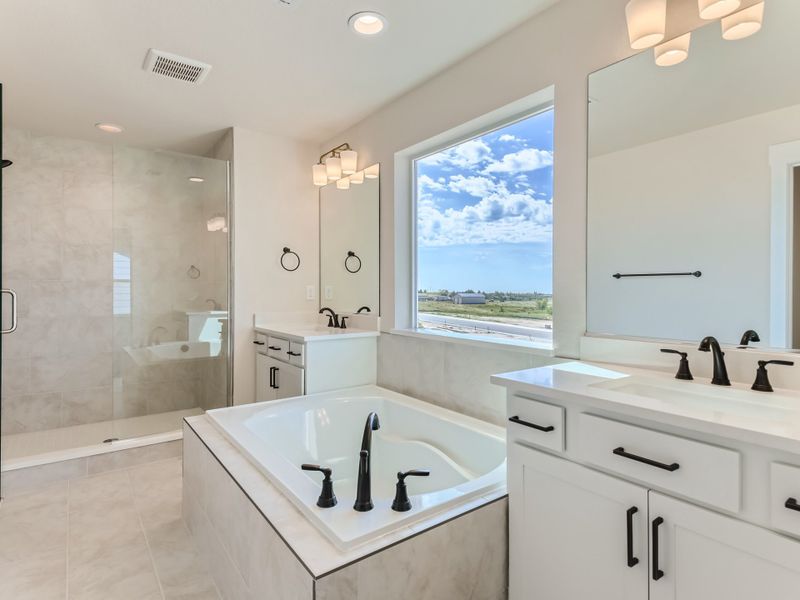 Representative Photo of Primary Bathroom for Plan C412