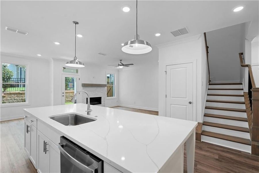 Must see home - Oak treads leading upstairs - Built by The Providence Group - Pictures represent a previously built home