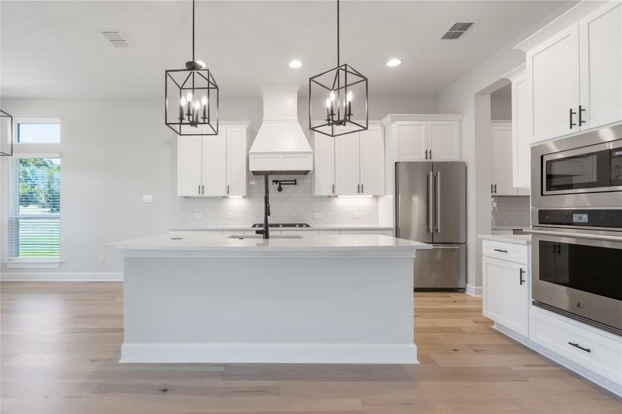 Furnished interior view inside a new home in , Dripping Springs (Image 9).