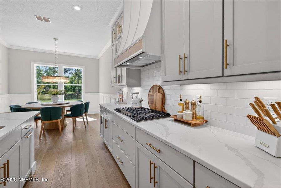 Furnished interior view inside a new home in , St. Johns (Image 45).