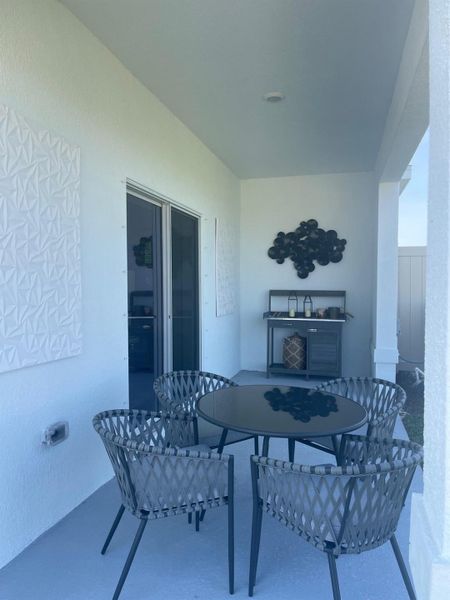 Furnished interior view inside a new home in Central Park Townhomes, Port St. Lucie (Image 6).