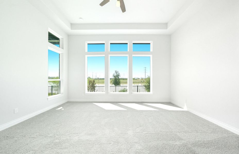 Spacious, unfurnished interior of a new home in Bridgeland 60′, Cypress (Image 32).