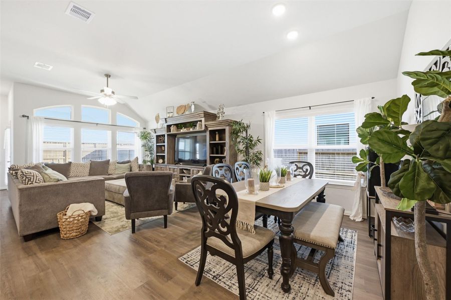 Furnished interior view inside a new home in Oakwood Estates, Waller (Image 11).