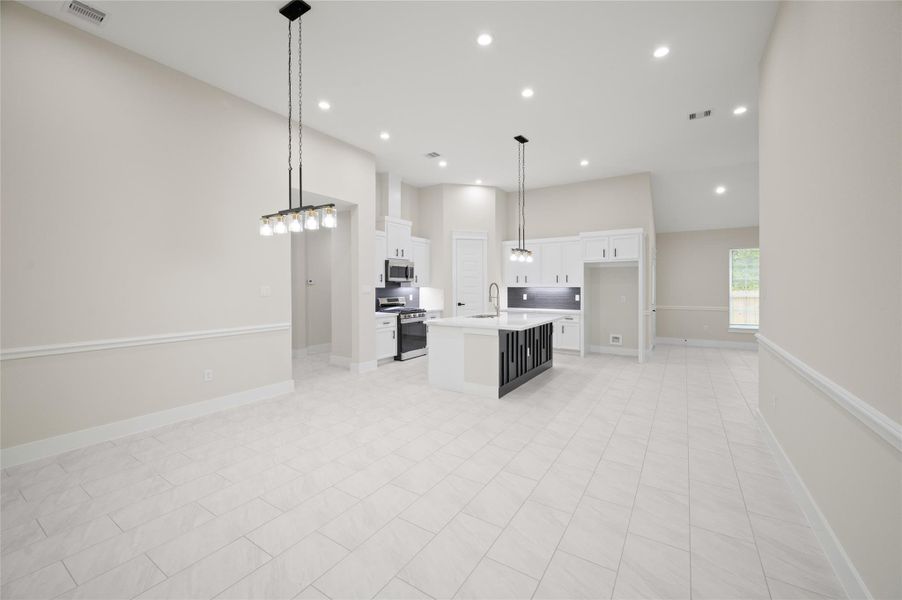 Furnished interior view inside a new home in , Porter (Image 14).