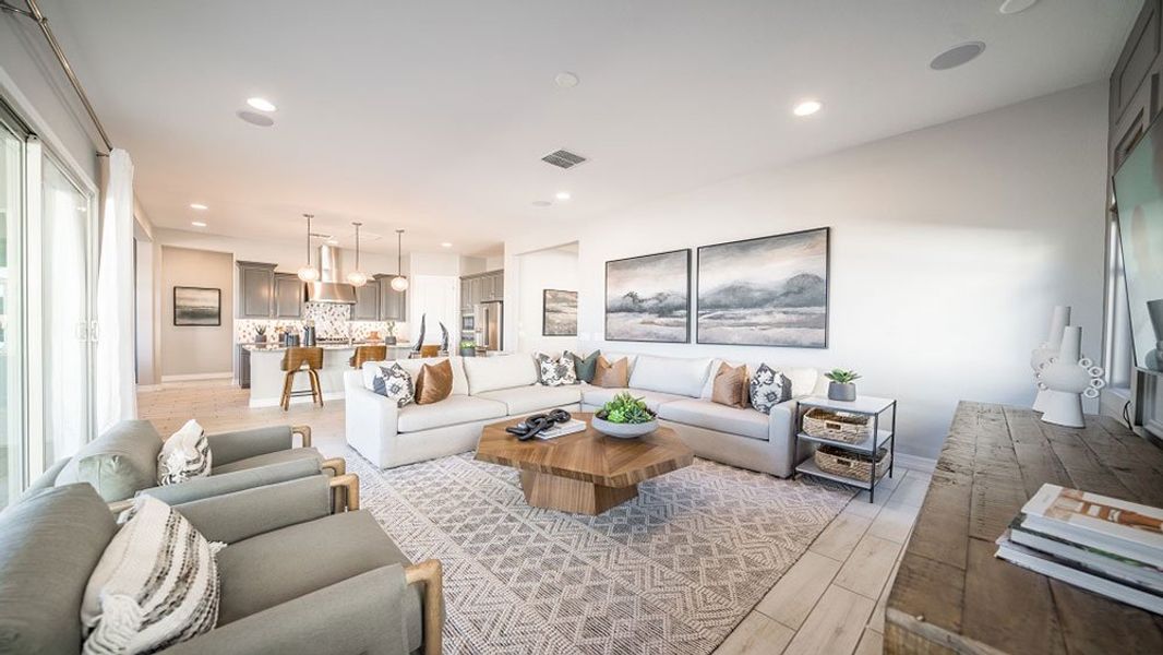 Representative furnished interior of a home built from the Windsor by Taylor Morrison in Legado Landmark Collection, Queen Creek (Image 59).