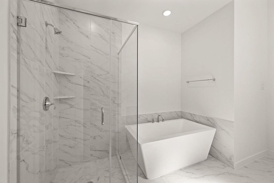 Furnished interior view inside a new home in Kresston: 55ft. lots, Magnolia (Image 12).