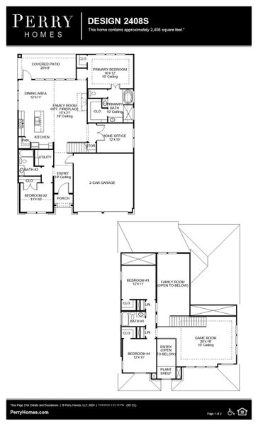 Floor Plan for 2408S