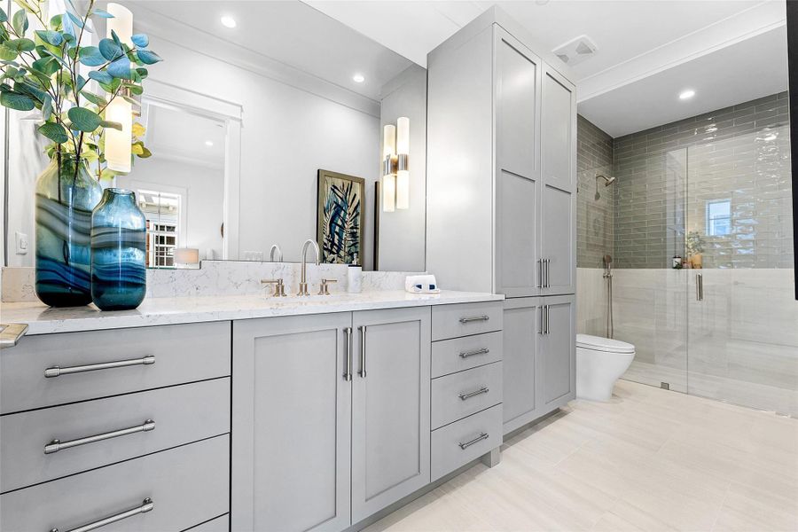 Furnished interior view inside a new home in , Delray Beach (Image 10). Furnished interior view inside a new home in , Delray Beach (Image 10).