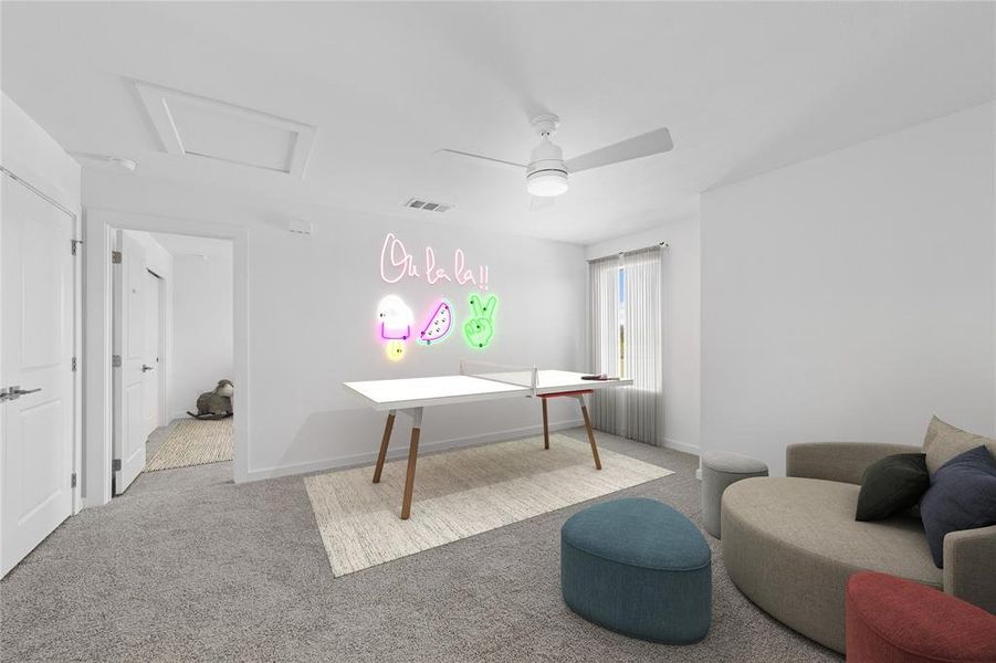 Furnished interior view inside a new home in Rolling Ridge, Van Alstyne (Image 17).