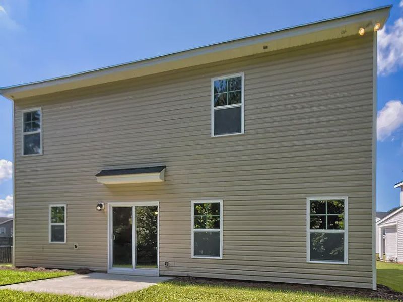 Exterior details and patio area of a home in Emanuel Creek, West Columbia (Image 2). Exterior details and patio area of a home in Emanuel Creek, West Columbia (Image 2).