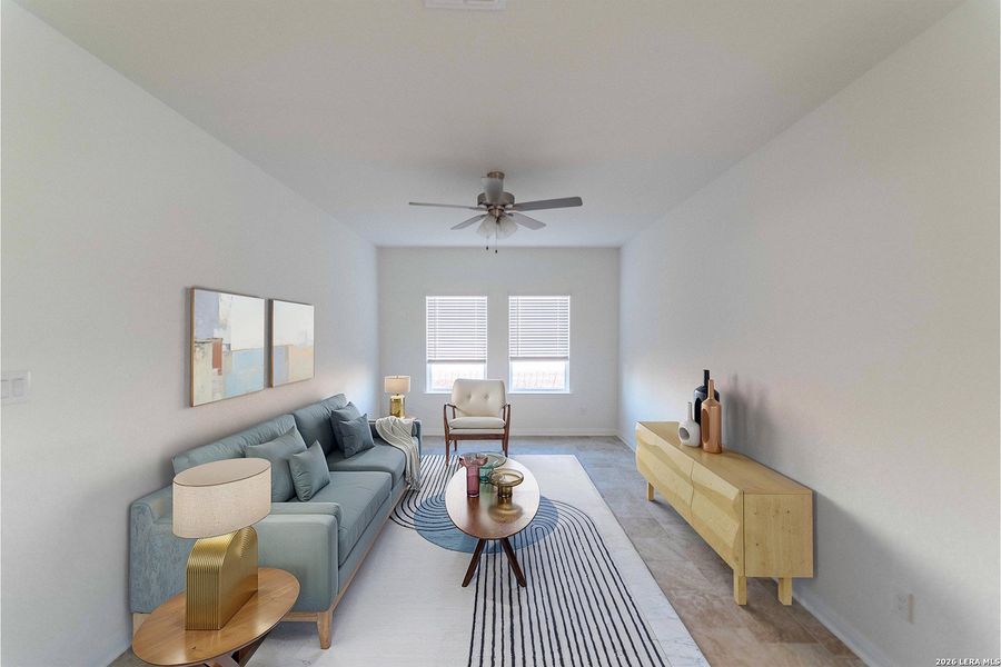 Furnished interior view inside a new home in Mesa Vista, Von Ormy (Image 7).