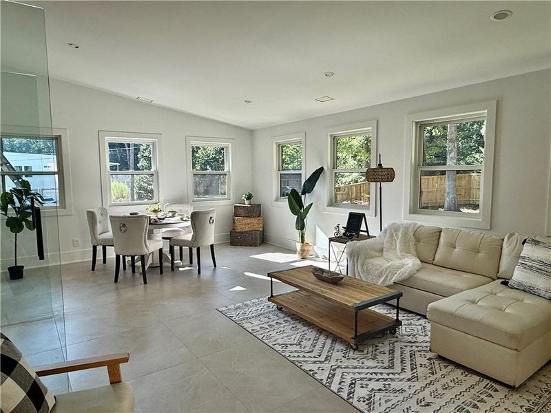 Furnished interior view inside a new home in , Dunwoody (Image 52).