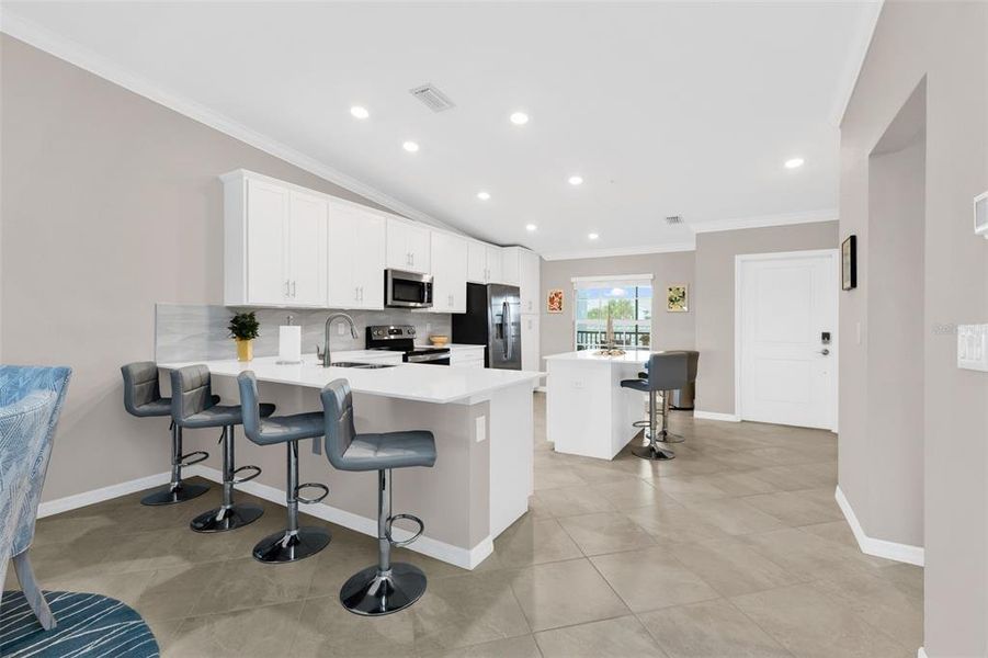 Furnished interior view inside a new home in , Punta Gorda (Image 28).