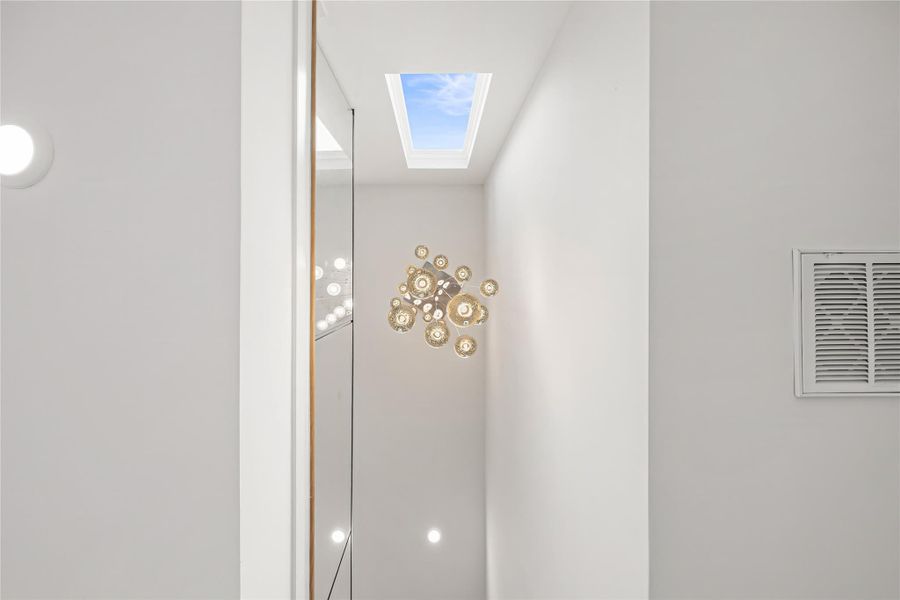 Stair way Chandelier option