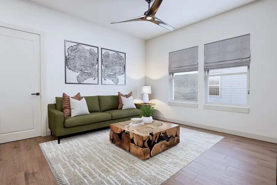 Representative furnished interior of a home built from the The Peony by David Weekley Homes in Crighton Cove - Signature Series, Conroe (Image 3).