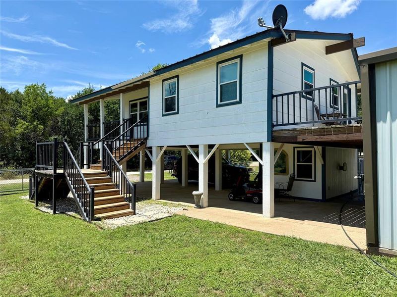 Exterior details and patio area of a home in , Whitney (Image 15).