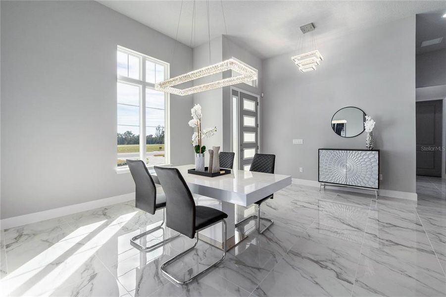 Large Window w/Volume Ceilings Large Window w/Volume Ceilings