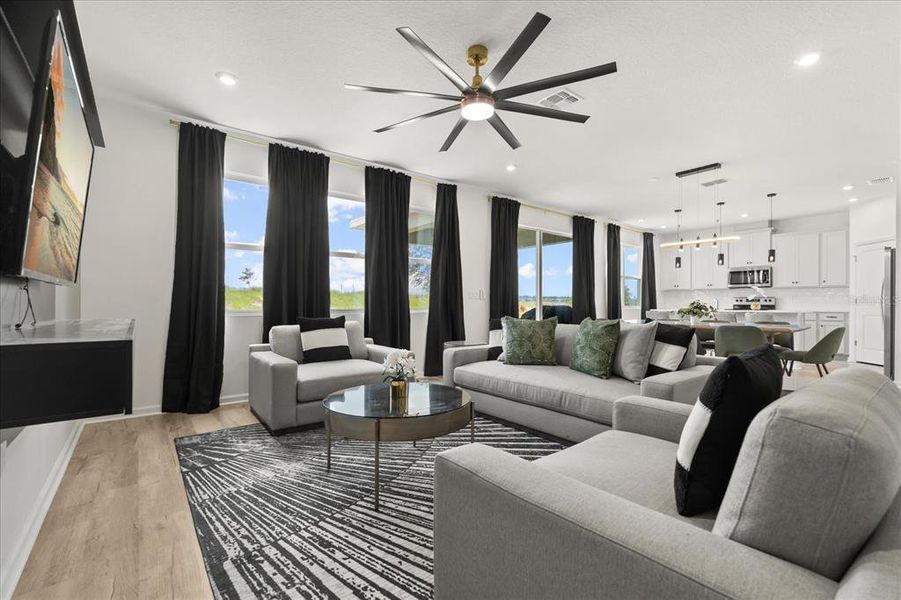 Furnished interior view inside a new home in , Kissimmee (Image 32). Furnished interior view inside a new home in , Kissimmee (Image 32).