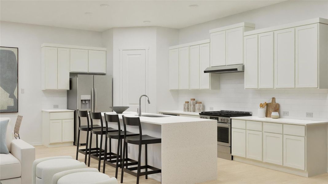 Furnished interior view inside a new home in Anniston, Katy (Image 25).
