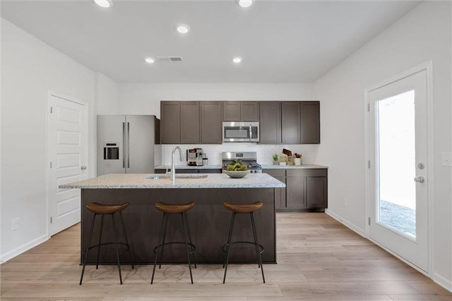 Furnished interior view inside a new home in Salacoa, Calhoun (Image 5).
