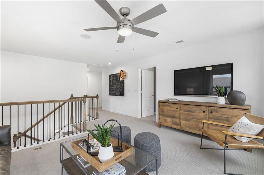 Furnished interior view inside a new home in Sierra Creek, Hoschton (Image 37).