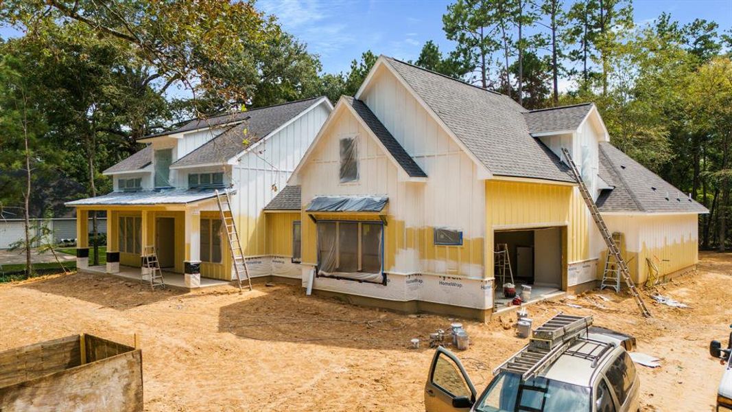 Welcome to 704 Bob Link. Just started the painting on the outside. stone will be added to the bottom of the home.