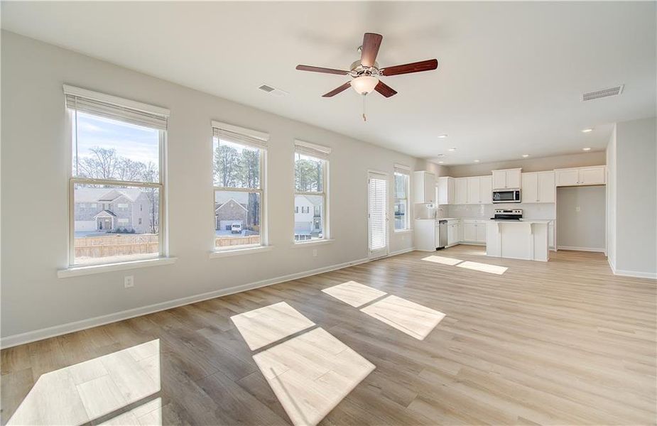 Spacious, unfurnished interior of a new home in Cedar Grove Commons, Conley (Image 23). Spacious, unfurnished interior of a new home in Cedar Grove Commons, Conley (Image 23).