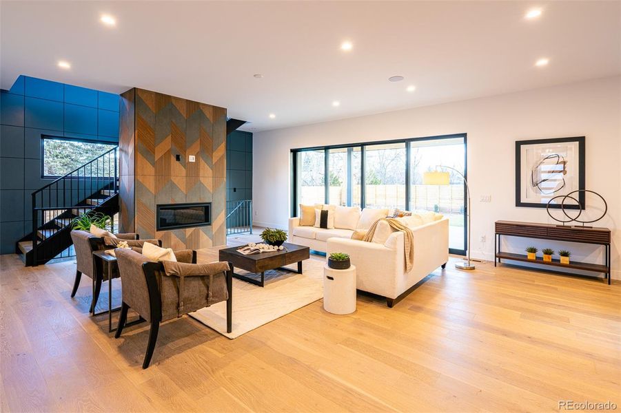 Furnished interior view inside a new home in , Boulder (Image 15). Furnished interior view inside a new home in , Boulder (Image 15).