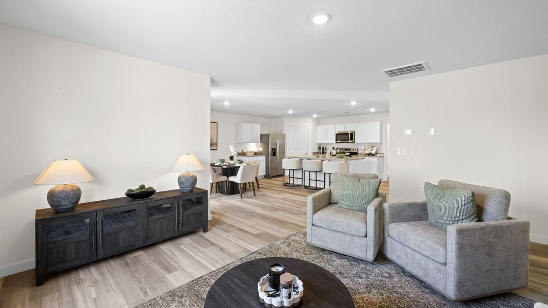 Furnished interior view inside a new home in Timber Creek, Rossville (Image 24).