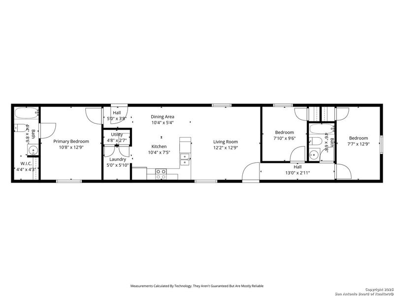 2D floor plan layout of this home in , Elmendorf, TX (Image 3). 2D floor plan layout of this home in , Elmendorf, TX (Image 3).