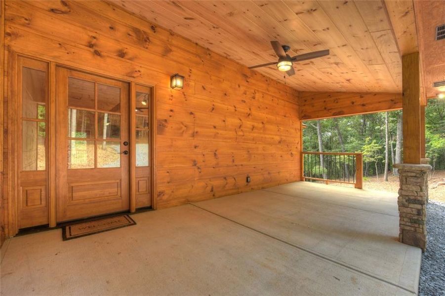 Exterior details and patio area of a home in , Ellijay (Image 20). Exterior details and patio area of a home in , Ellijay (Image 20).