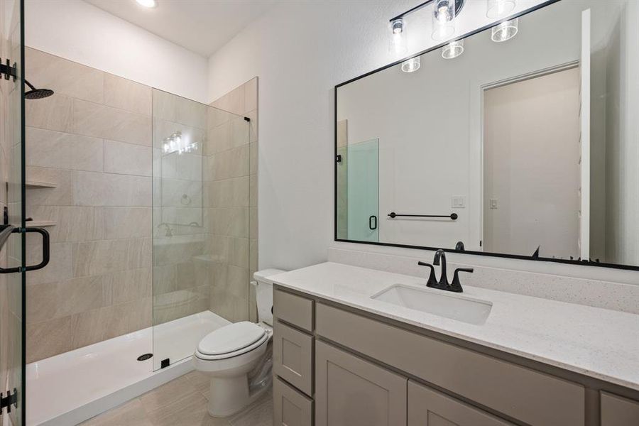 Furnished interior view inside a new home in Rolling Creek Ranch, Aledo (Image 16).