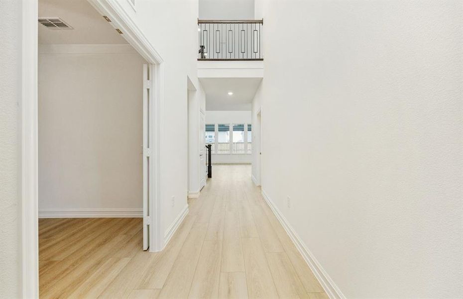 *floorplan representation, not actual home - Welcoming entry into home