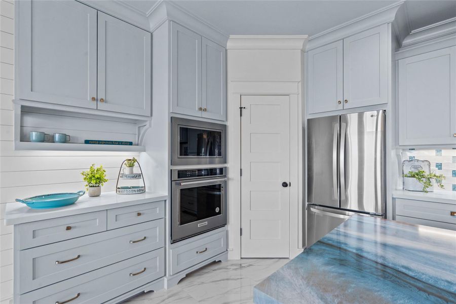 Furnished interior view inside a new home in , Bayou Vista (Image 6).