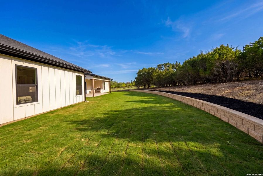 Exterior details and patio area of a home in , Boerne (Image 33).