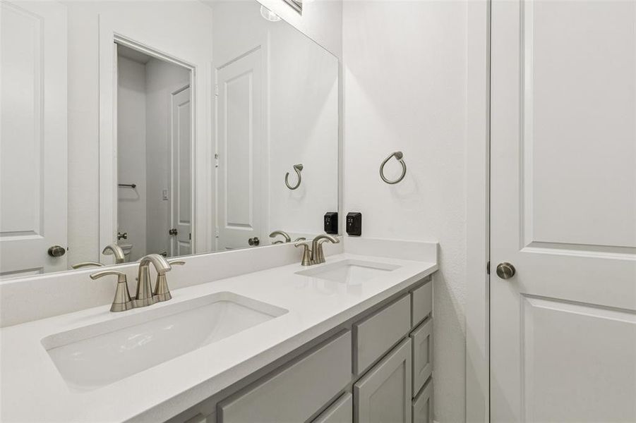 Furnished interior view inside a new home in , Aubrey (Image 7).