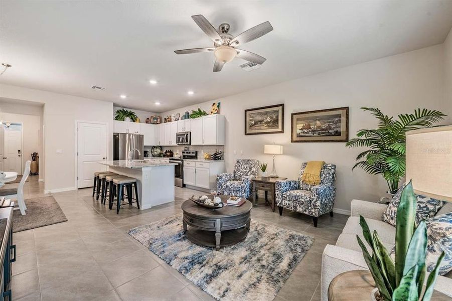 Furnished interior view inside a new home in Azalea Shores, Largo (Image 19).