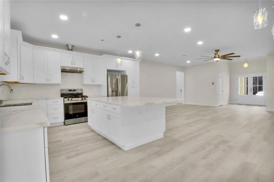Furnished interior view inside a new home in , Stockbridge (Image 7).