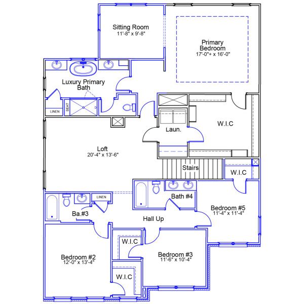 2D floor plan layout of this home in Hendrix Farms, Lexington, SC (Image 3). 2D floor plan layout of this home in Hendrix Farms, Lexington, SC (Image 3).