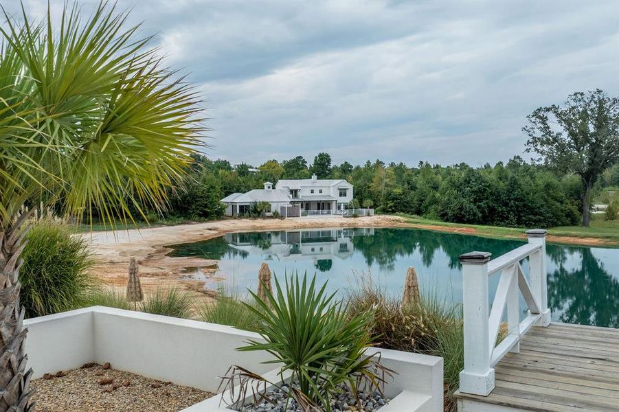 View of patio featuring french doors View of patio featuring french doors
