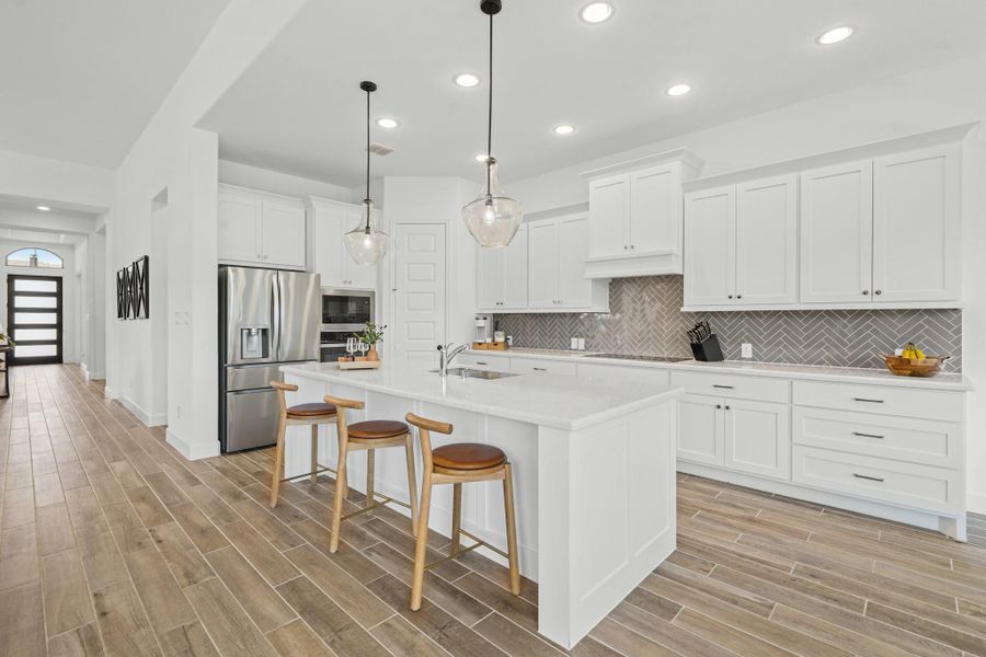 Furnished interior view inside a new home in Fulbrook on Fulshear Creek, Fulshear (Image 15).