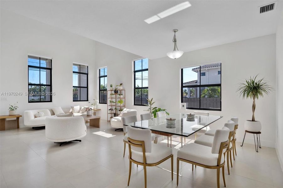 Furnished interior view inside a new home in , Miami (Image 14).